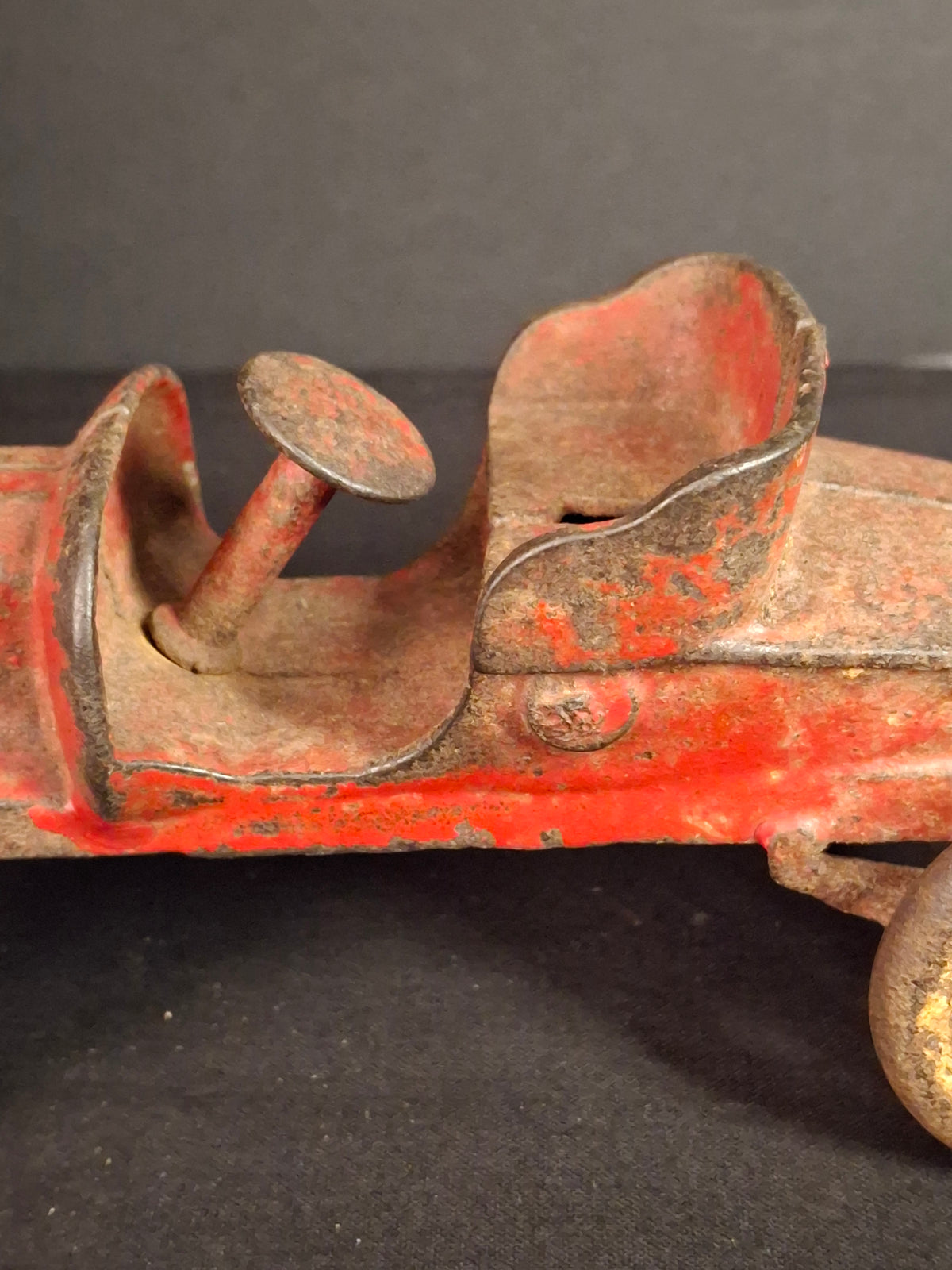 1920s A.C. Williams Cast Iron Roadster Runabout Speedster Toy Car Original Paint