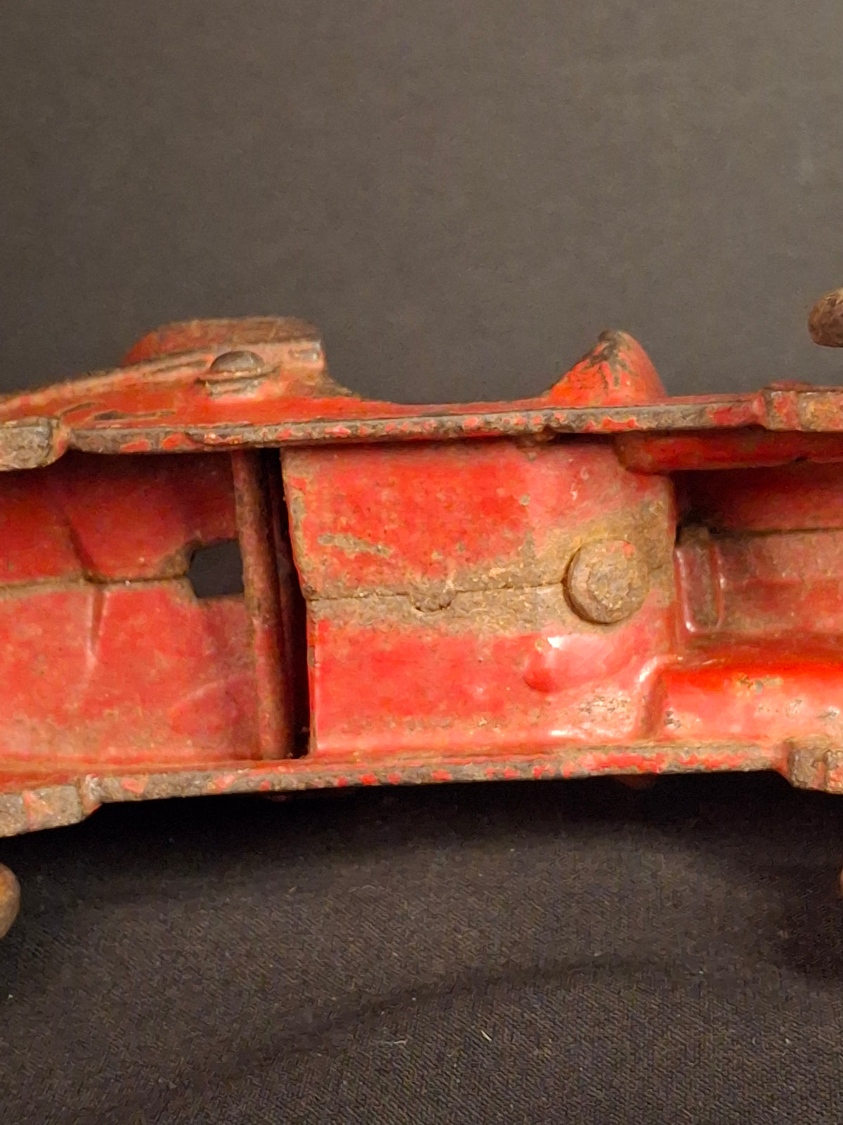 1920s A.C. Williams Cast Iron Roadster Runabout Speedster Toy Car Original Paint