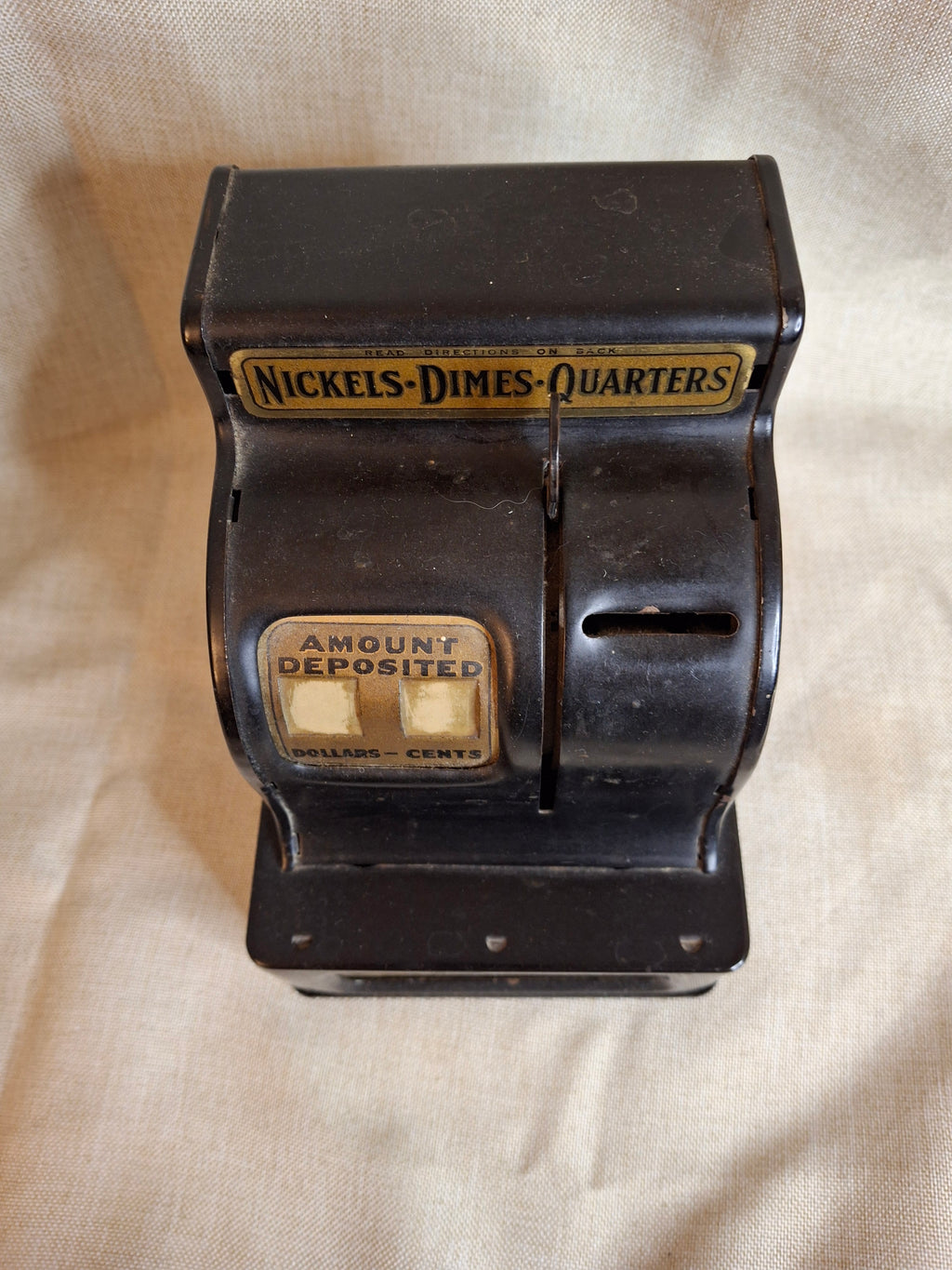 1930s Uncle Sam 3 Coin Register Bank Durable Toy & Novelty Cleveland OH Working