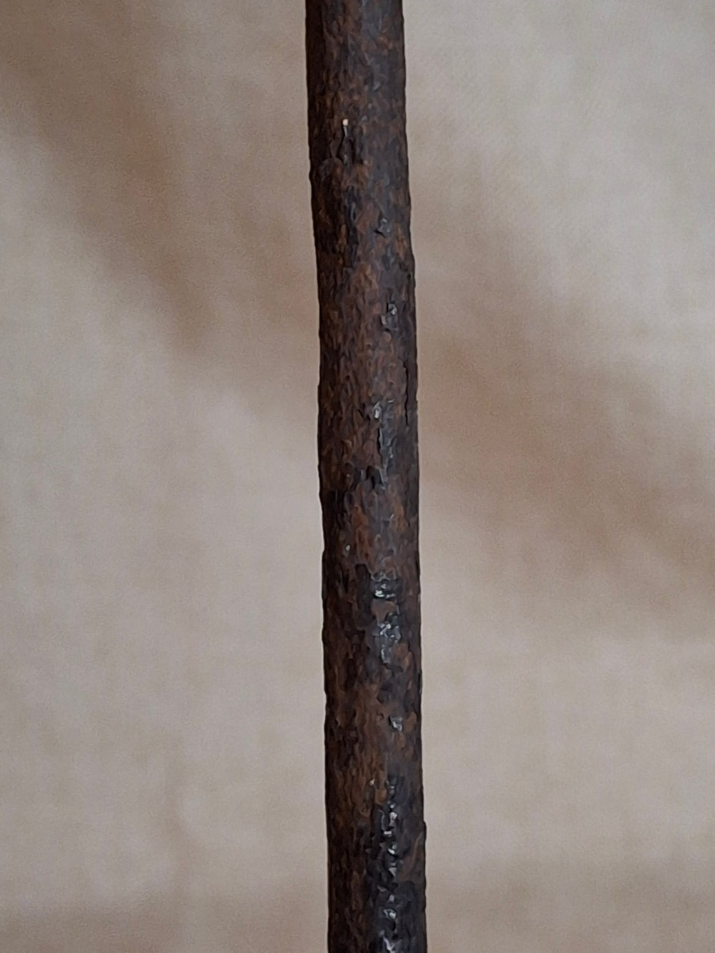 18th Century Hand Forged Wrought Iron Hanging Double Candle Holder Loom Light Heart Top