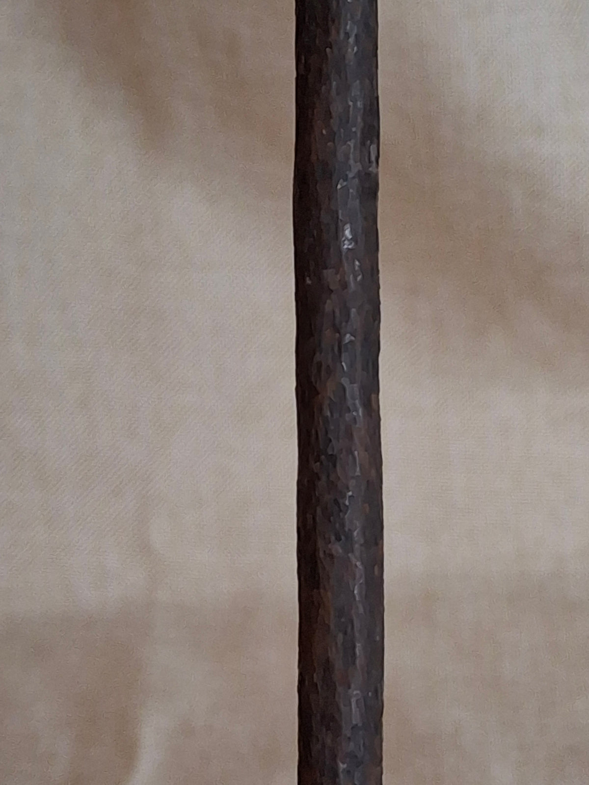 18th Century Hand Forged Wrought Iron Hanging Double Candle Holder Loom Light Heart Top