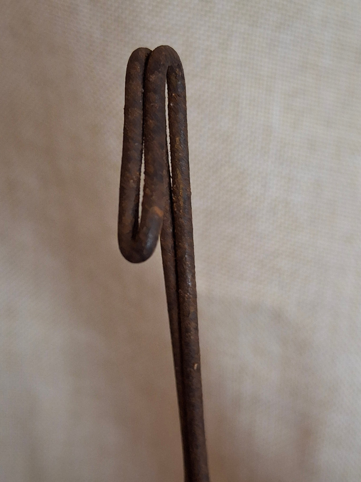 Antique 19th Century Galvanized Tin Sheet Iron Rectangular Hanging Whale Oil Shop Lamp Hook