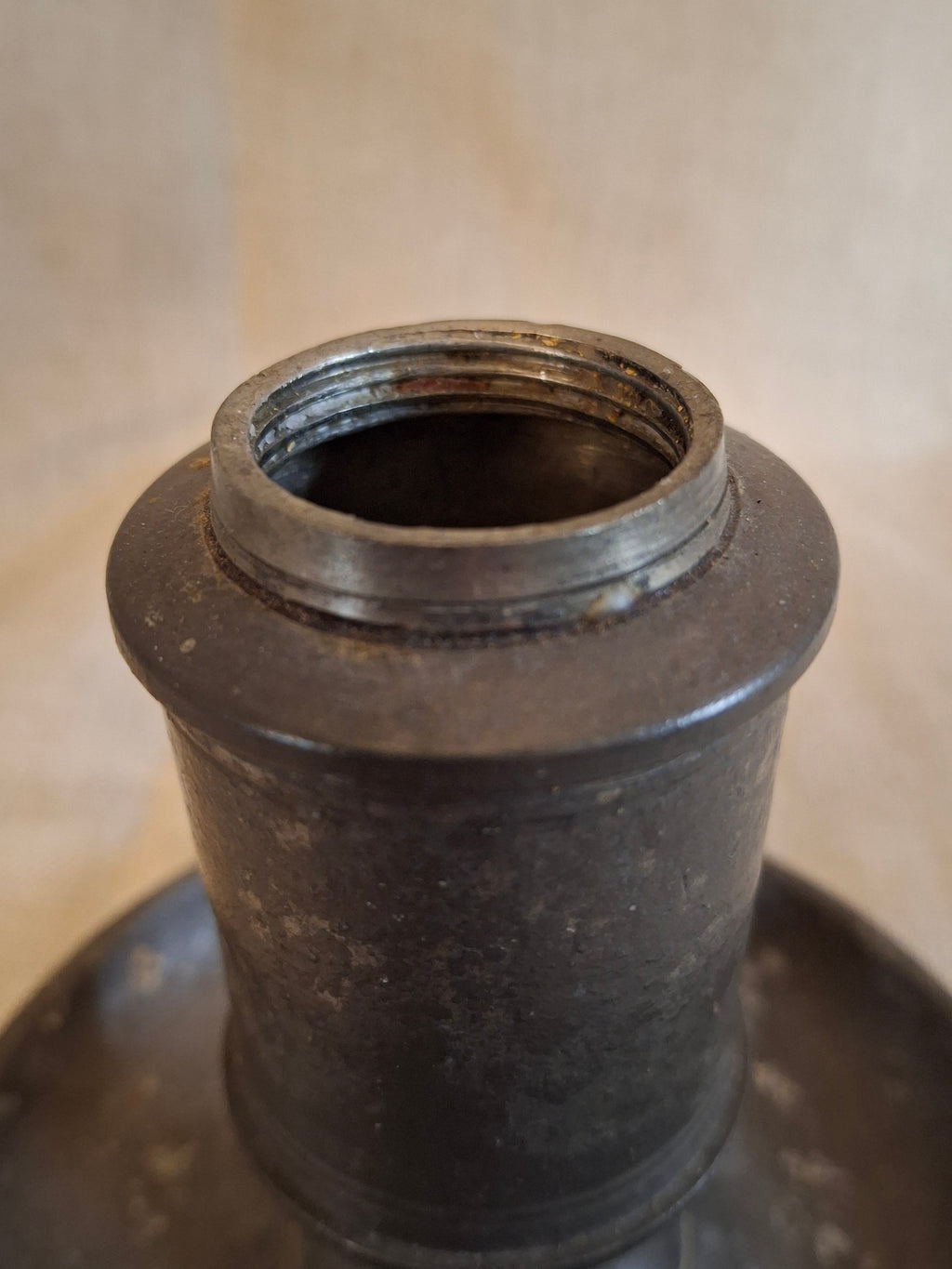Antique Pewter Whale Oil Lamp Lot (3) - Double Bullseye Lens Stand & Chamber Lamps for Restoration