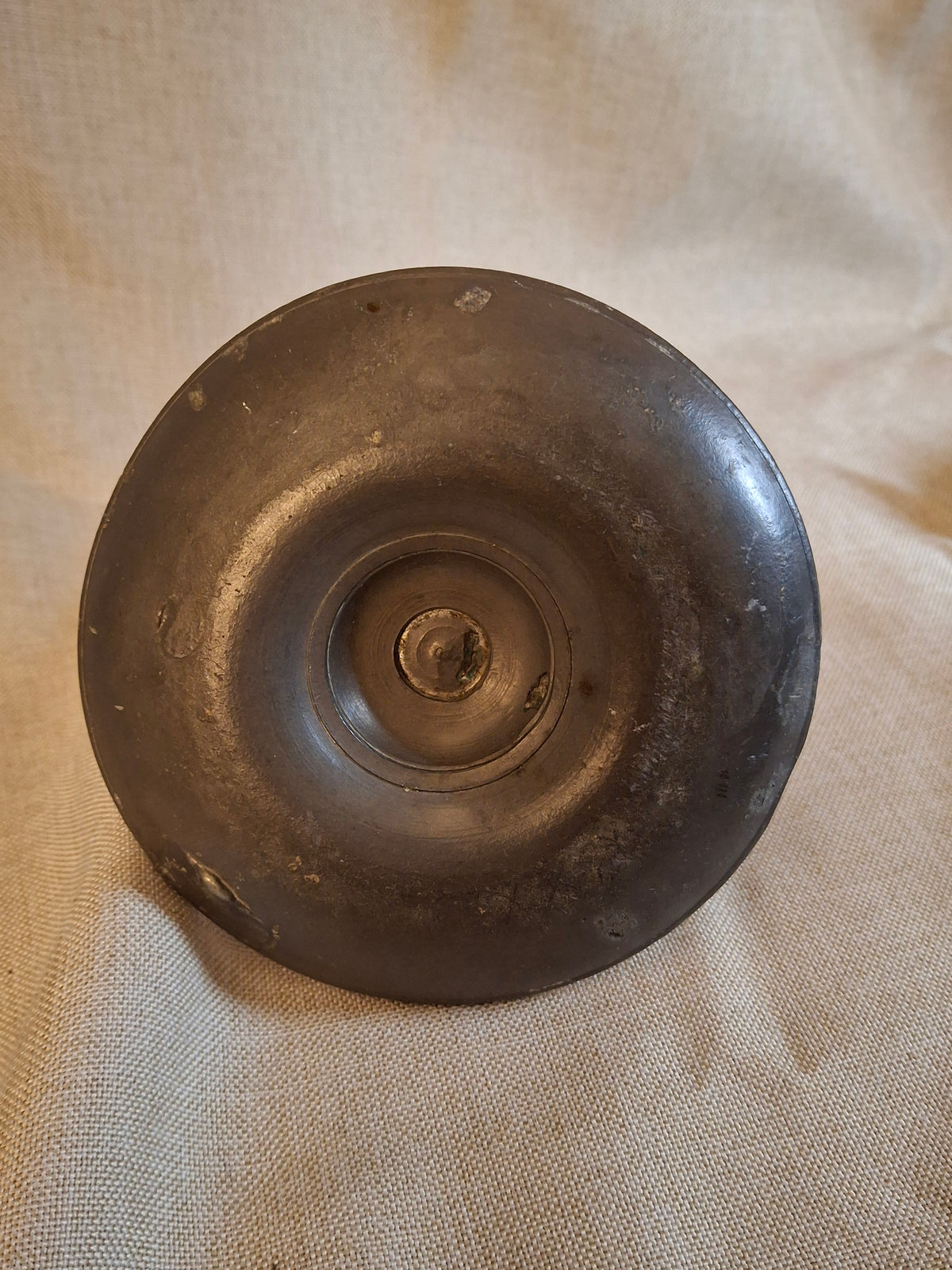 Antique Pewter Whale Oil Lamp Lot (3) - Double Bullseye Lens Stand & Chamber Lamps for Restoration