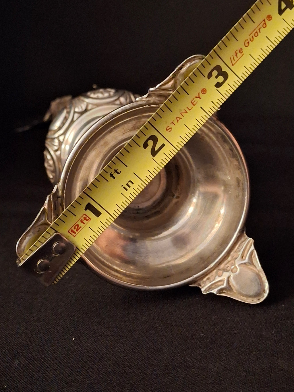 Vintage Israeli .835 Solid Silver Besamim Spice Tower 10" Havdalah Bell 149g