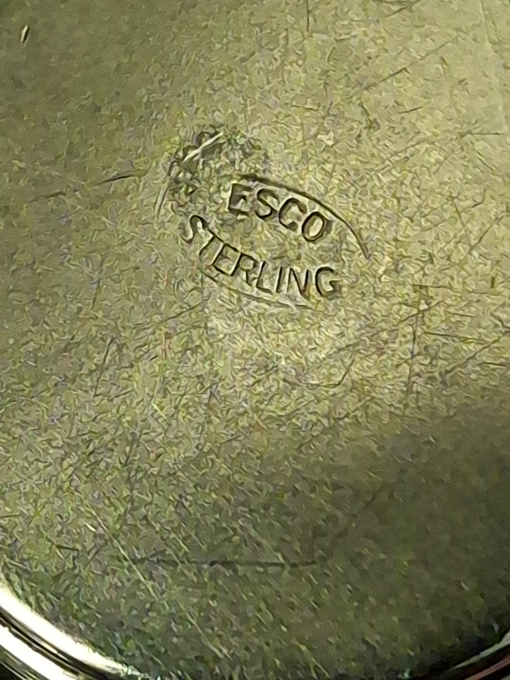 Vintage ESCO Sterling Silver Kiddush Cup Beaker Engraved Jewish Judaica 34g 3"