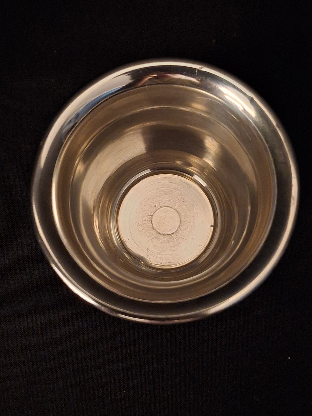 Vintage Sterling Silver Kiddush Beaker Cup Star of David Monogrammed AN 37g