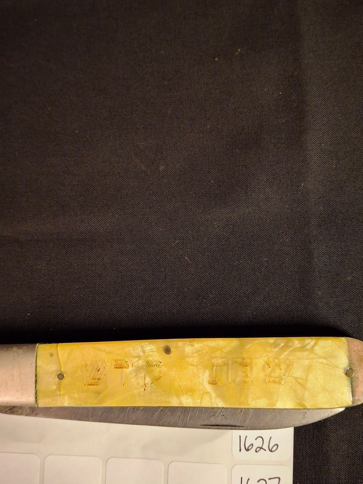 Rare Antique 1920s European Folding Challah Knife Shabbat Kodesh Celluloid Czech Judaica