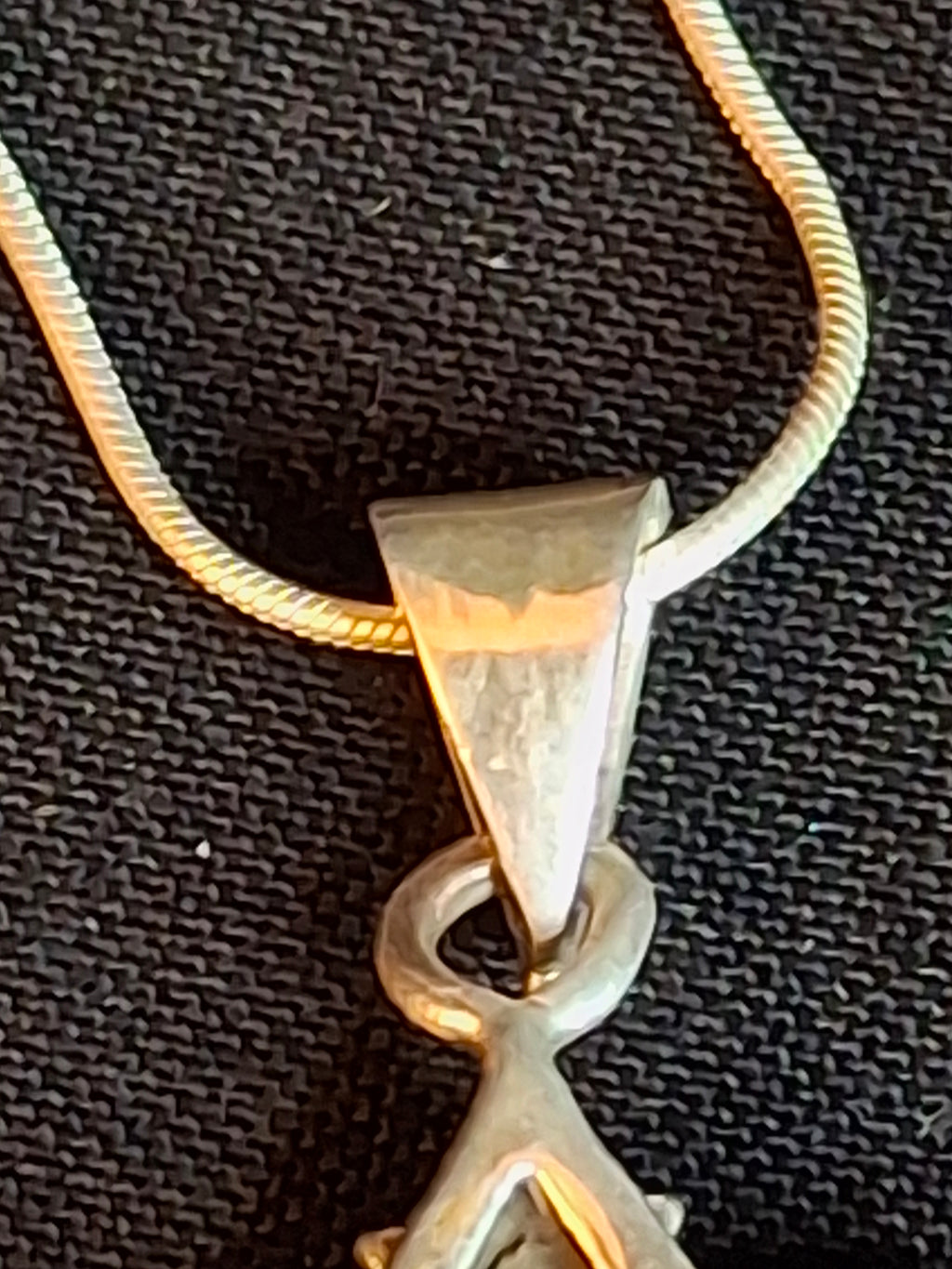 Sterling Silver 925 Israeli Magen David Opal Star of David Pendant Necklace Miriam