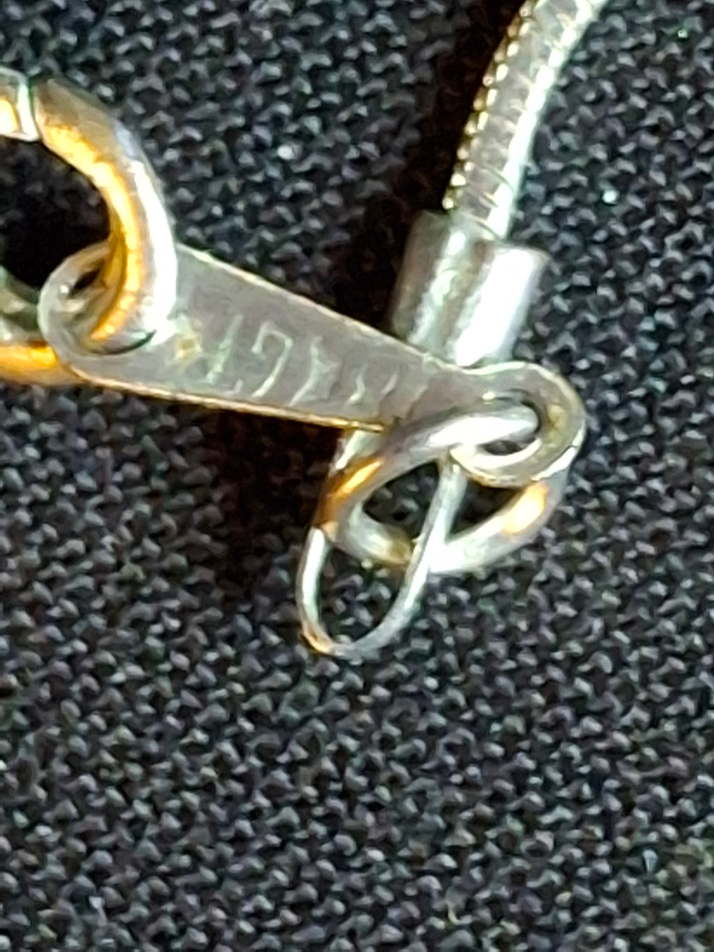 Vintage 925 Sterling Silver Shema Yisrael Spinning Pendant Necklace Hamsa Israel