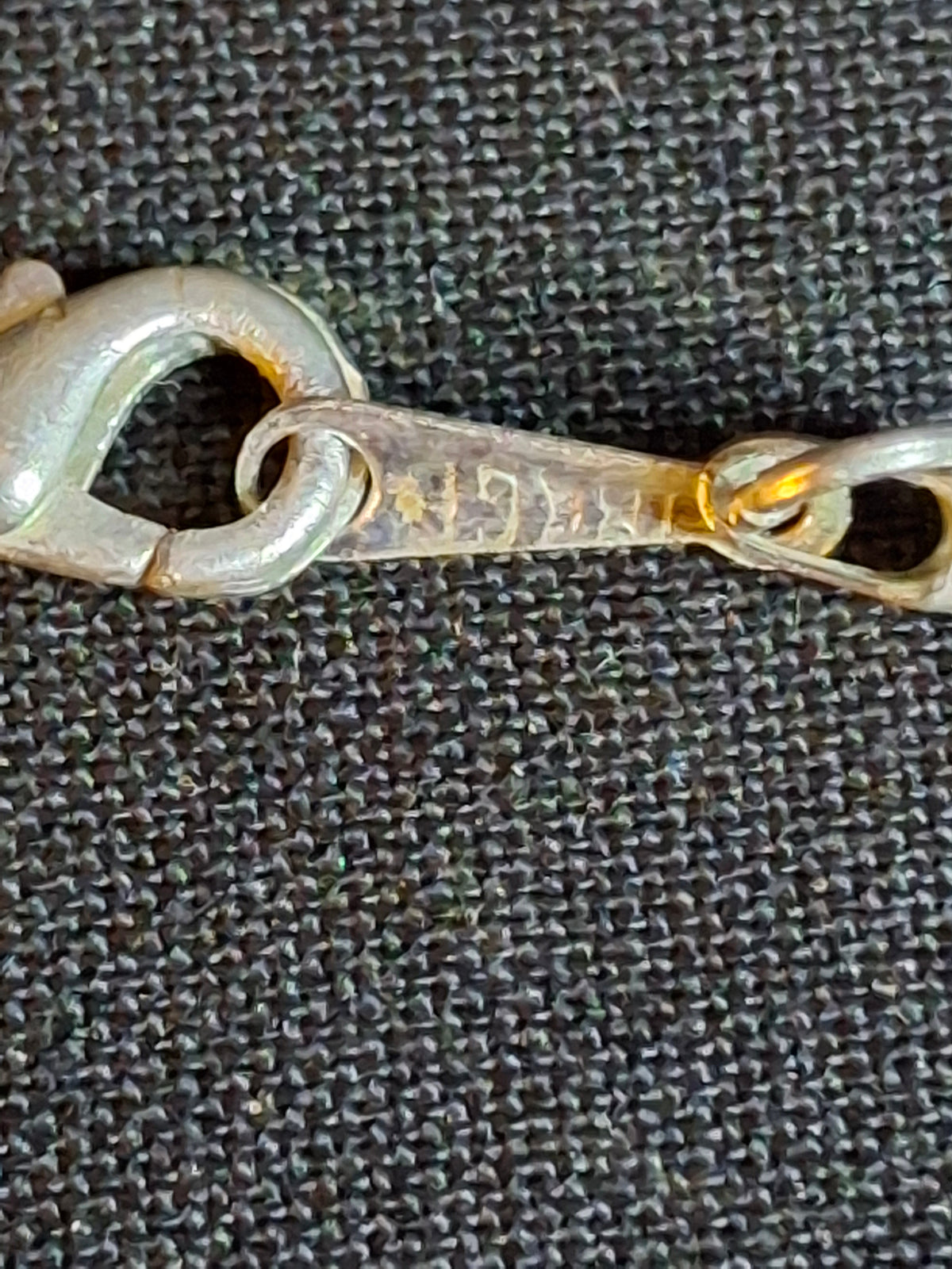 Vintage 925 Sterling Silver Shema Yisrael Spinning Pendant Necklace Hamsa Israel