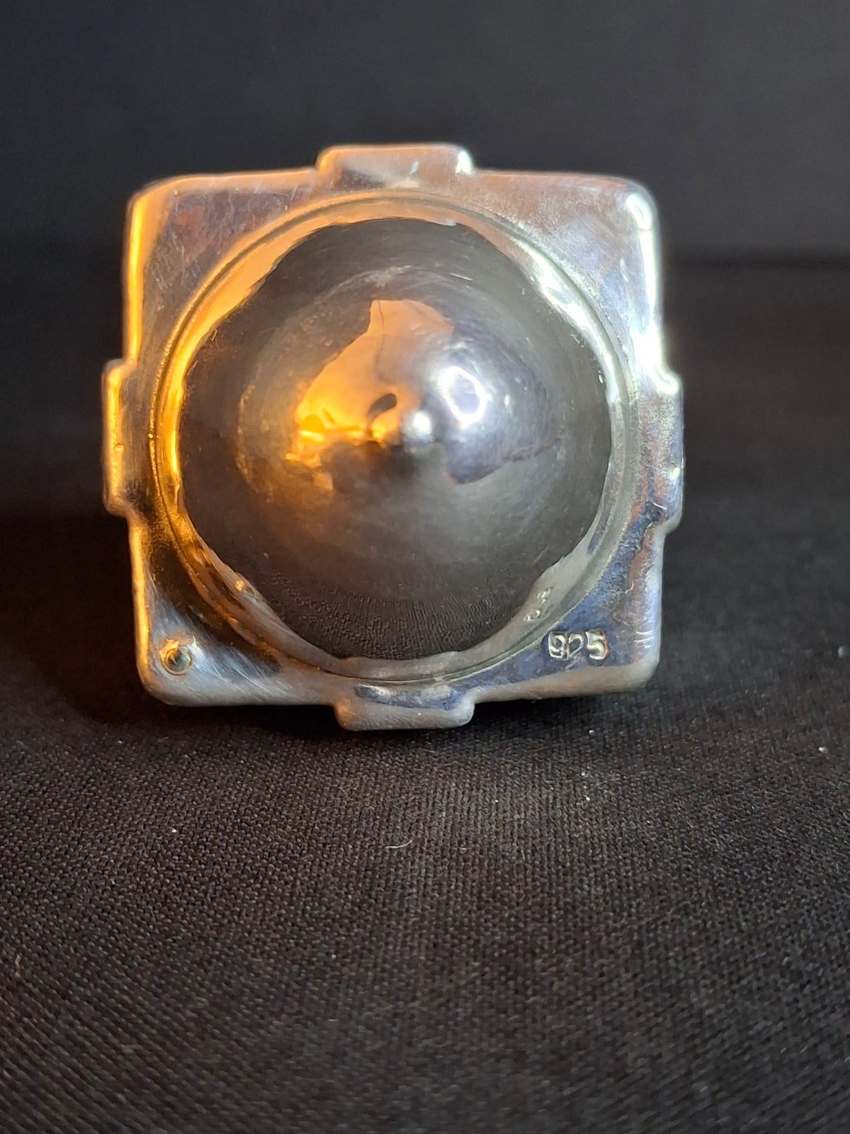 Vintage Sterling Silver 925 Jerusalem Cityscape Dreidel Sevivon Judaica 40g