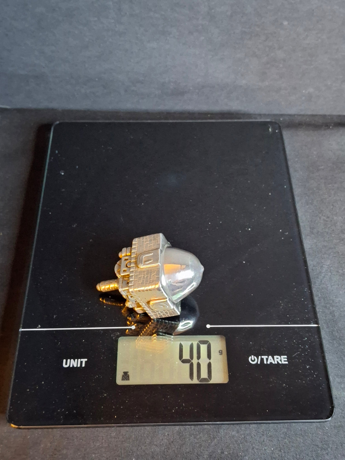 Vintage Sterling Silver 925 Jerusalem Cityscape Dreidel Sevivon Judaica 40g