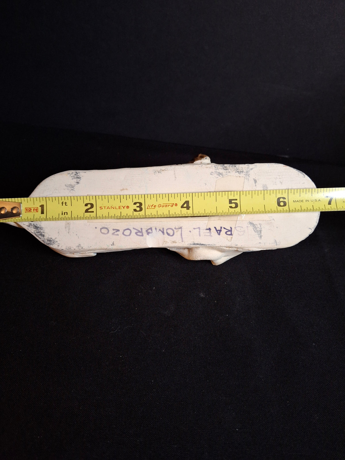 Vintage Israel Lombrozo Studio Ceramic Mezuzah Case Fiddler on Roof Clay Judaica