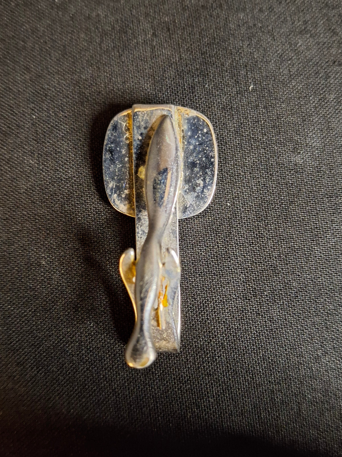 Vintage Mid Century Star of David Tie Clip Mother of Pearl Magen David Tie Bar Judaica
