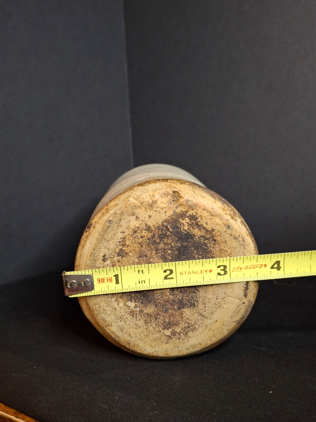 Antique Salt Glaze Stoneware Beer Ale Bottle E. Jackson Stamped 19th Century Pottery