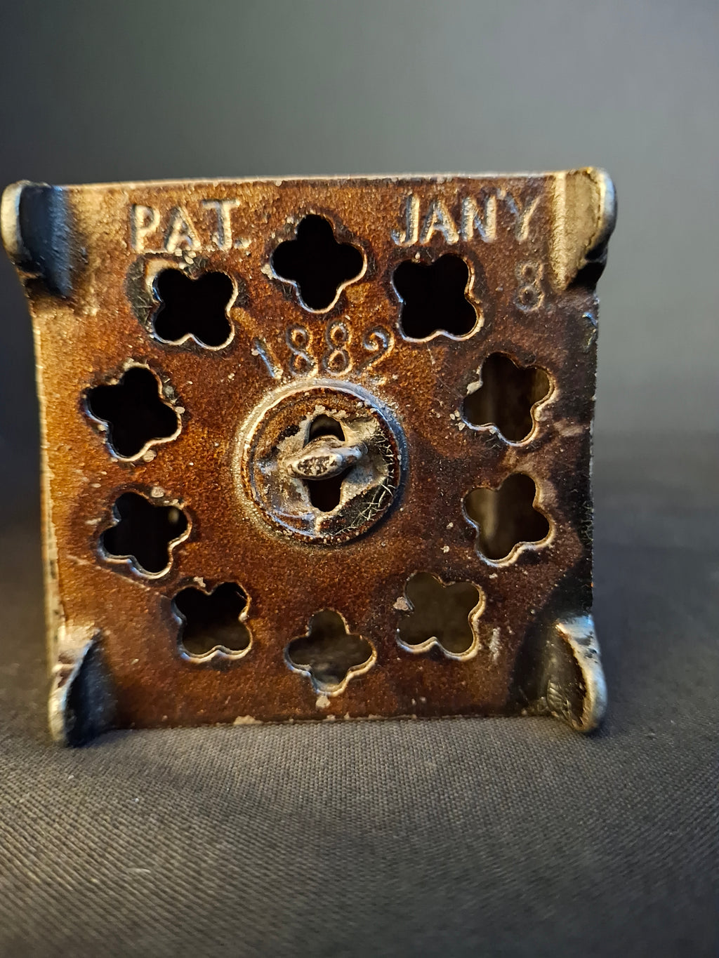 Antique 1882 Kyser & Rex Cast Iron Sport Safe Bank Elephant Giraffe Dog Patented