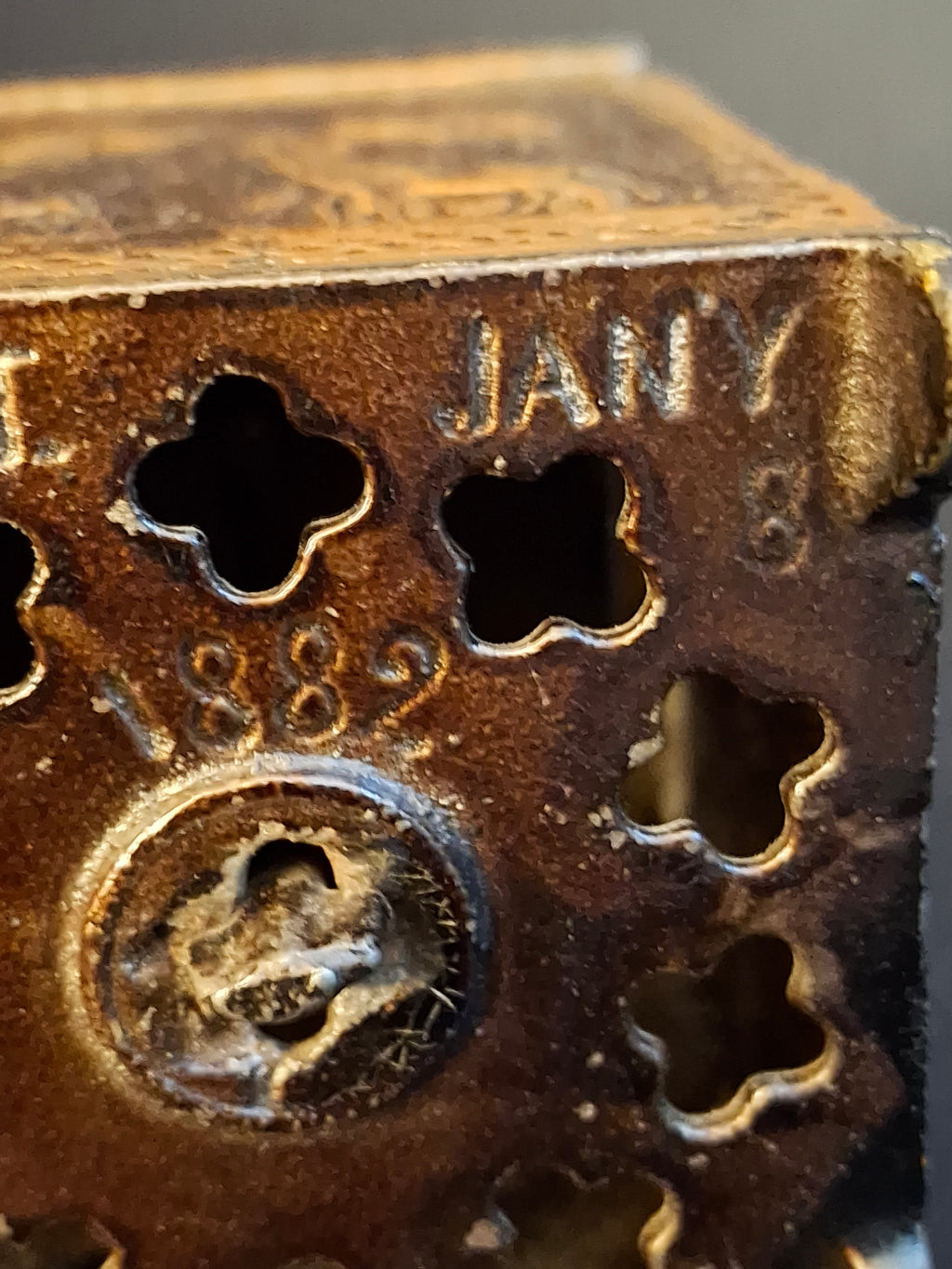 Antique 1882 Kyser & Rex Cast Iron Sport Safe Bank Elephant Giraffe Dog Patented