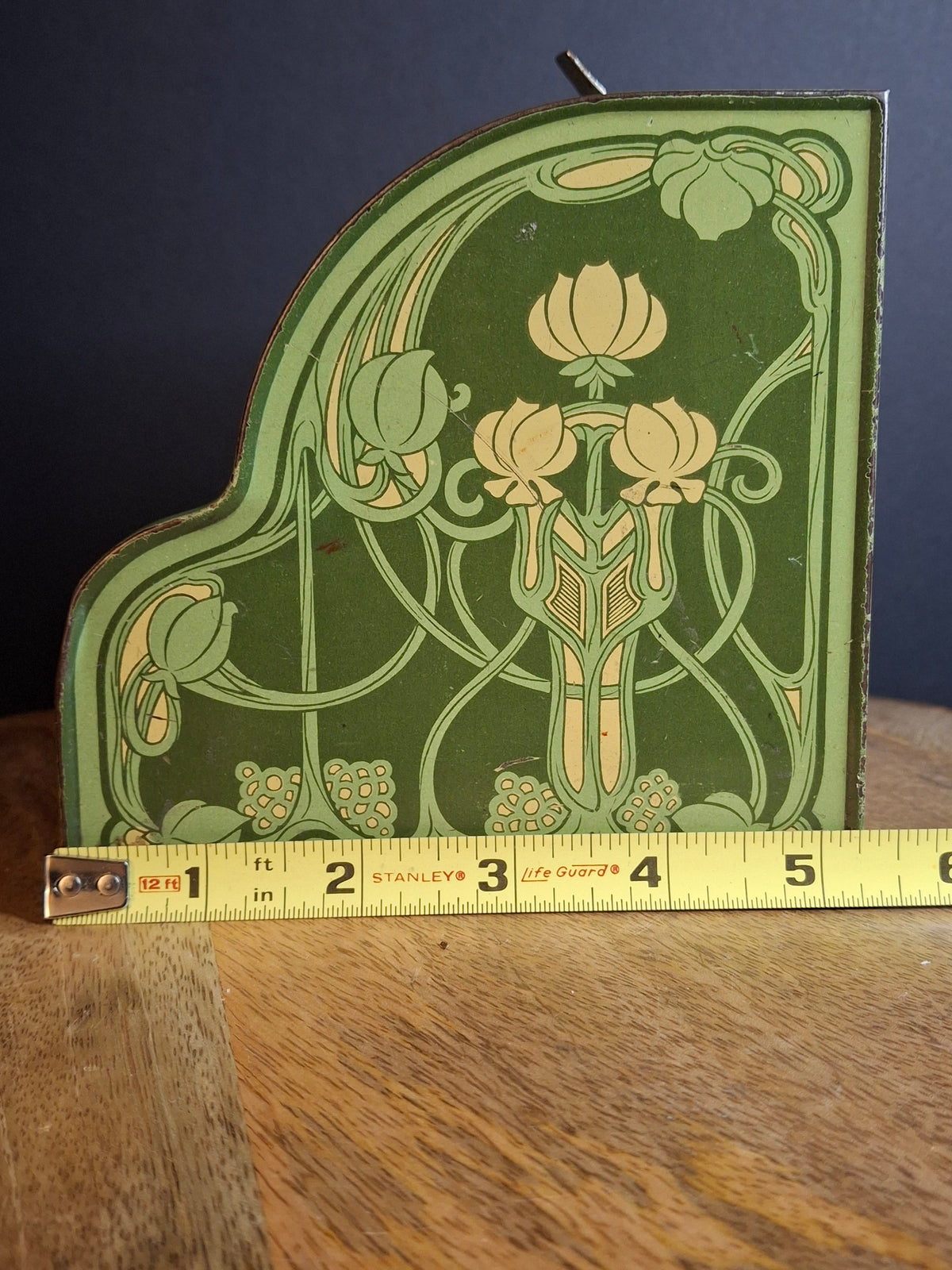 Antique Art Nouveau Tin Litho Commonwealth 3 Coin Register Bank Shonk Works 1915