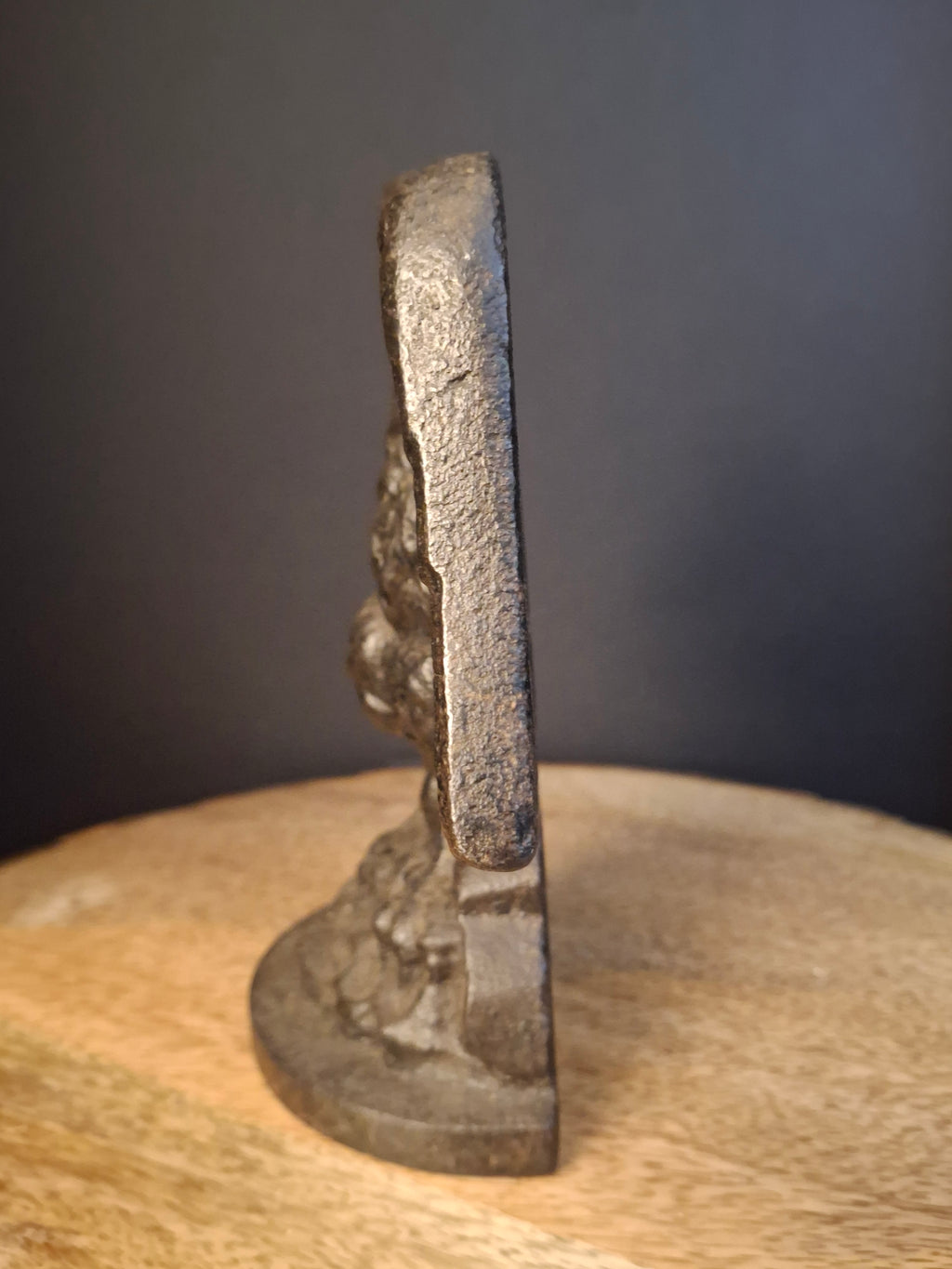 Antique Cast Iron Eagle on Rock Doorstop Patriotic Americana Hubley or Albany