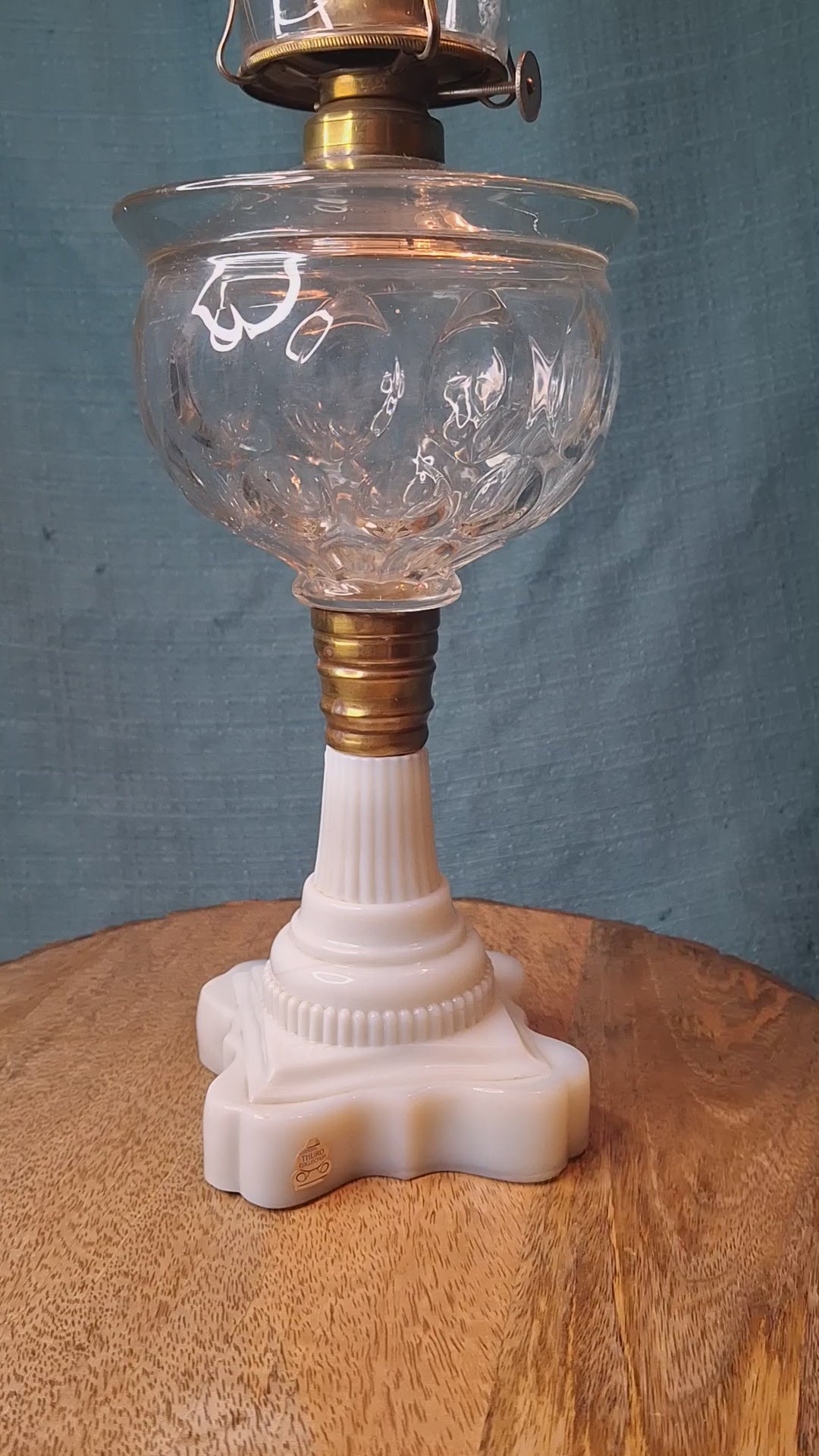 Antique Plume & Atwood "Oil Guard" Stand Lamp – Catherine Thuro Collection