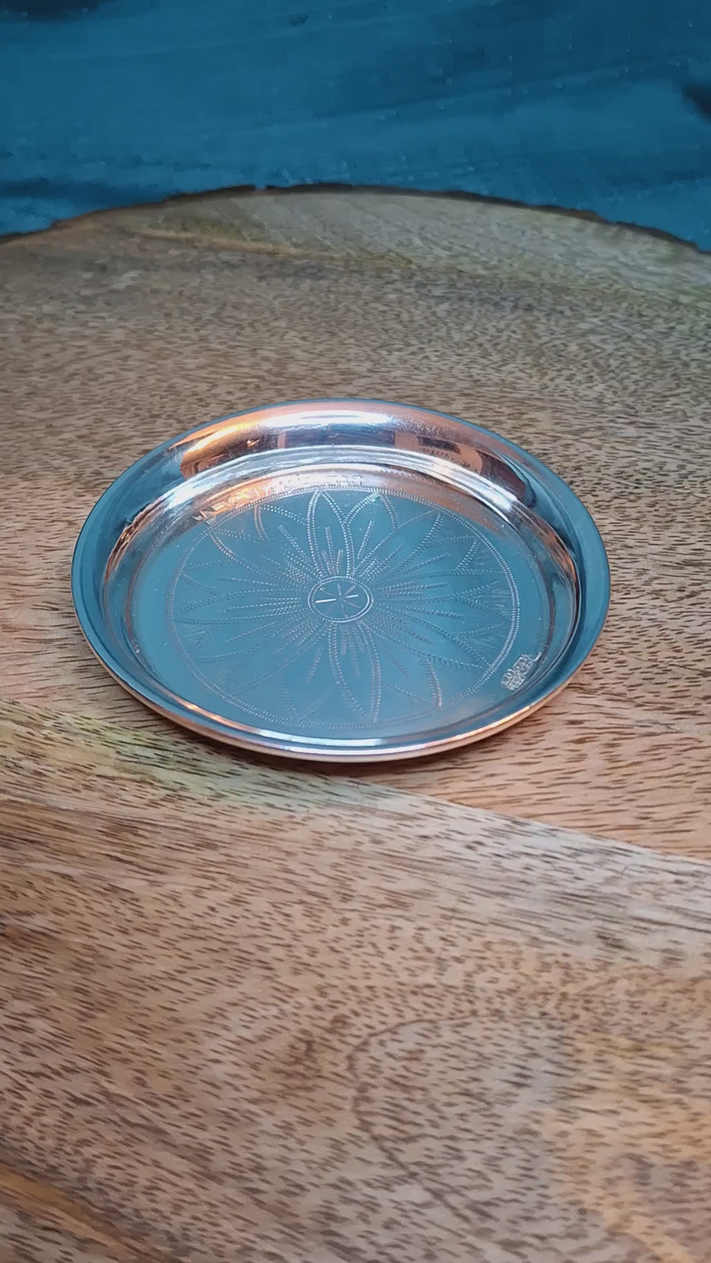 Antique 1892 Imperial Russia Moscow 84 Silver Judaica Kiddush Cup Saucer Hebrew