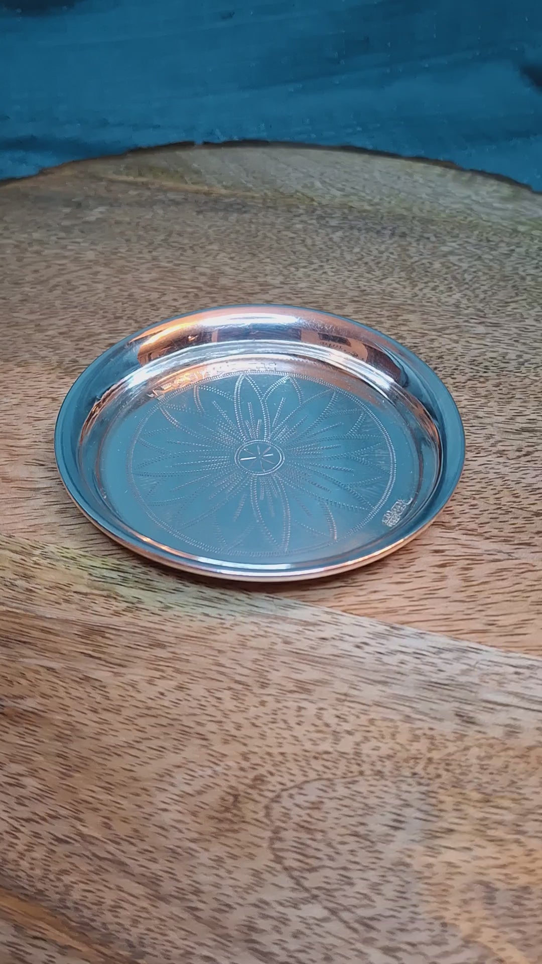 Antique 1892 Imperial Russia Moscow 84 Silver Judaica Kiddush Cup Saucer Hebrew